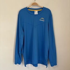 Nike‎ Los Angeles Chargers Football on Field Dri-Fit Crew Pullover Shirt L NFL